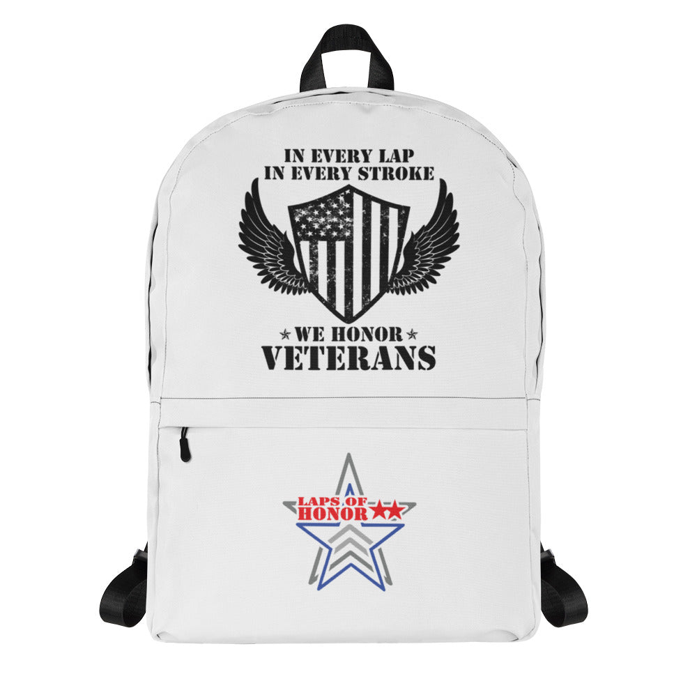 Laps of Honor Tribute Backpack: Every Lap, Every Stroke, Honor Lives On