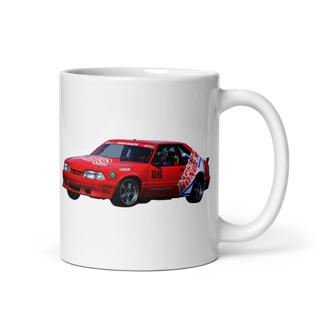 Eco Fox Mustang Coffee Mug - Fueling Homes, Not Just Races!